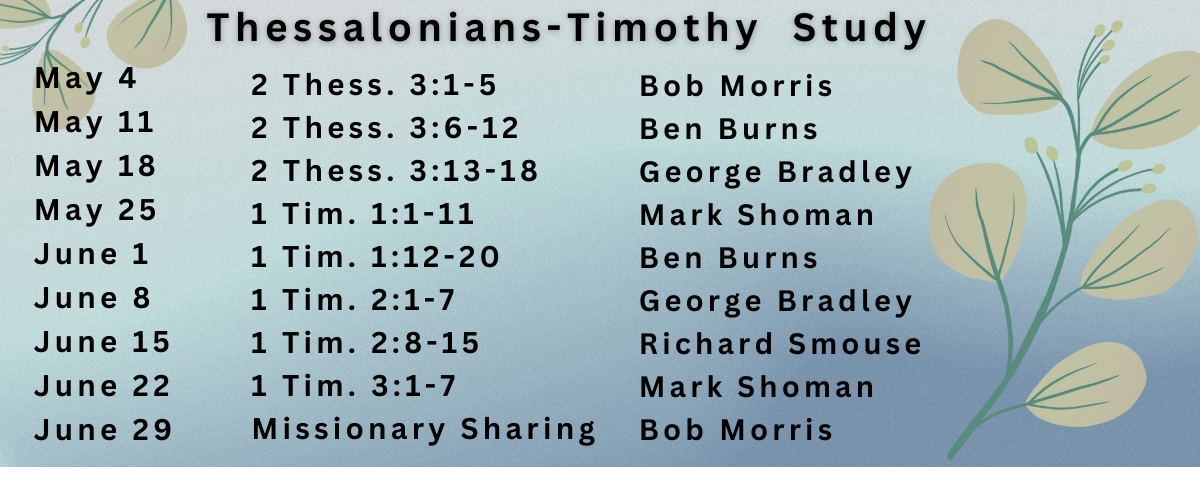 May June sermons